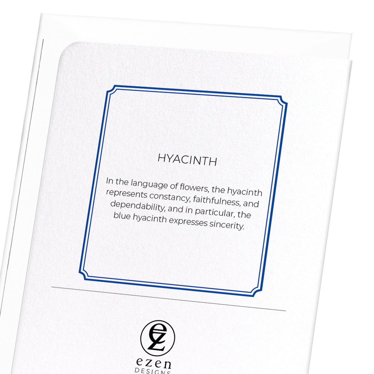 HYACINTH: Botanical Greeting Card