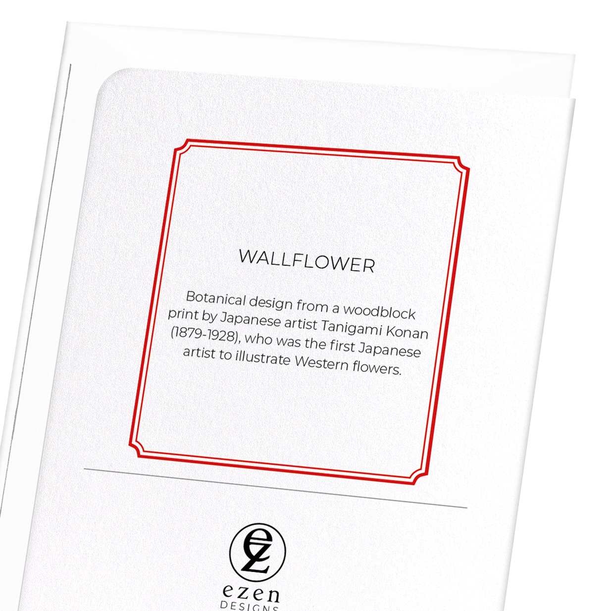 WALLFLOWER: Botanical Greeting Card