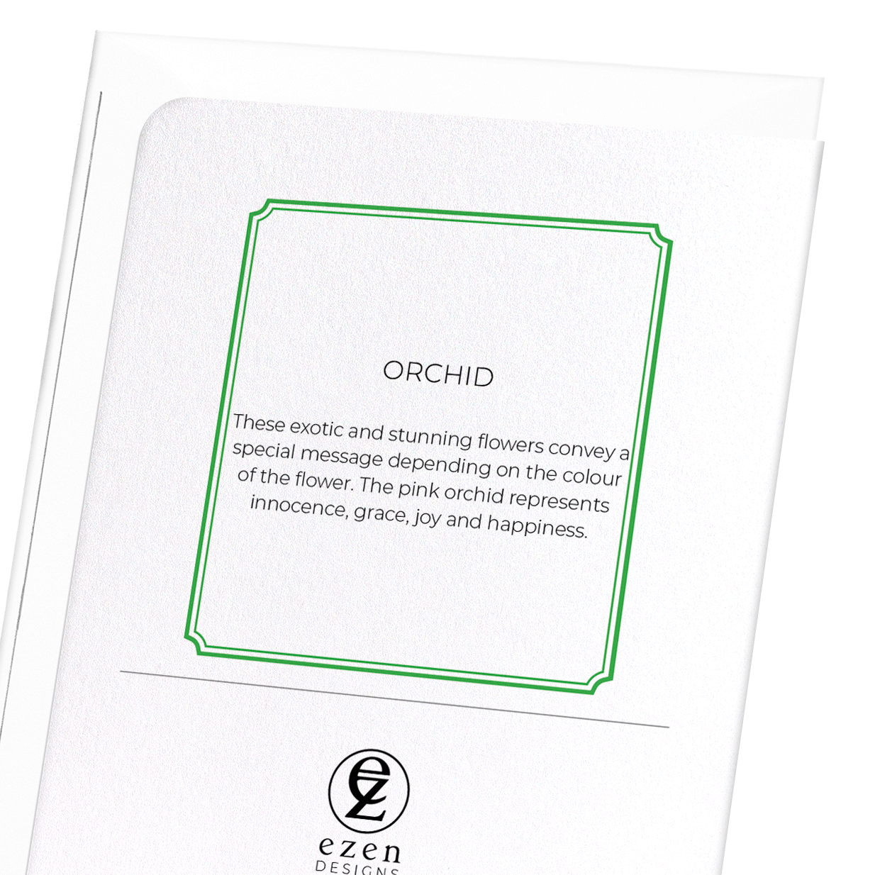 ORCHID: Botanical Greeting Card