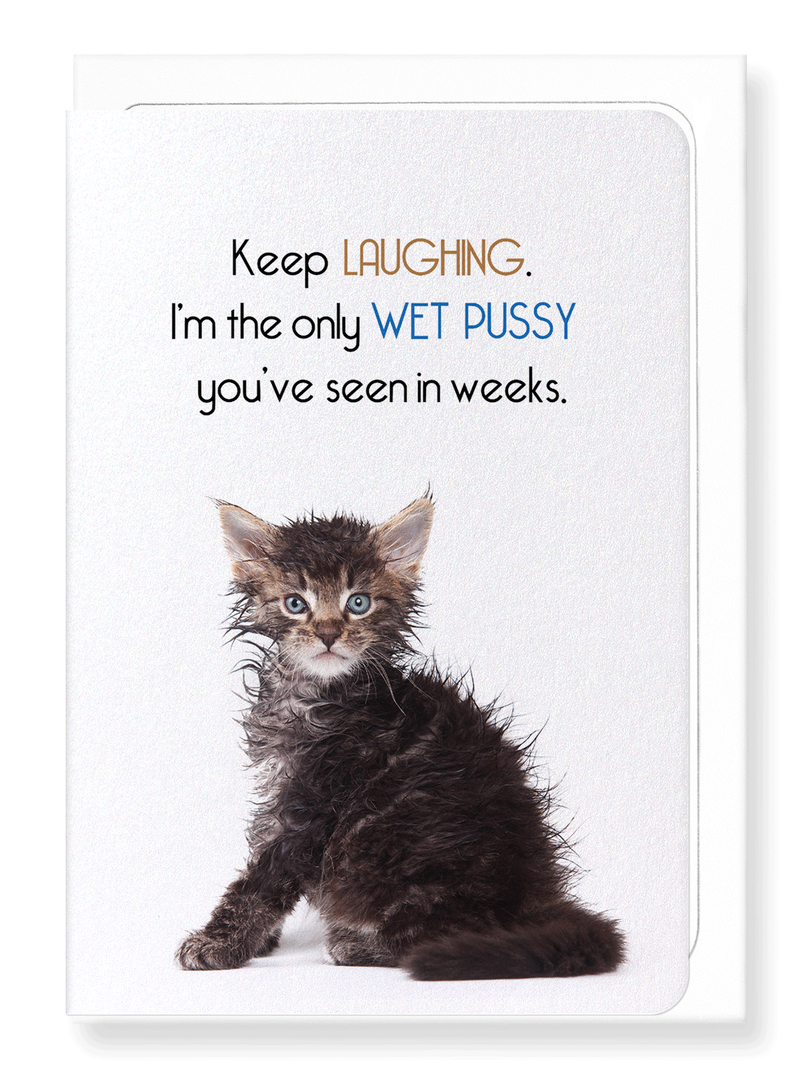 Ezen Designs - Wet pussy - Greeting Card - Front