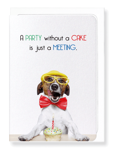 Ezen Designs - Party and cake - Greeting Card - Front