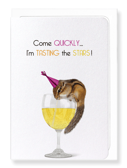 Ezen Designs - Tasting the stars - Greeting Card - Front