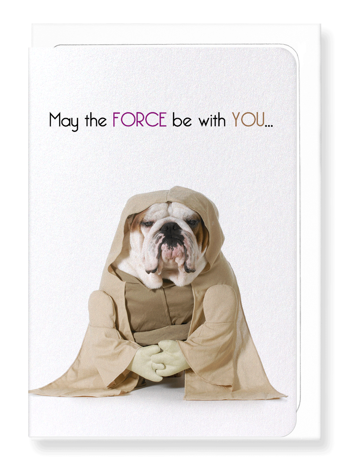 Ezen Designs - May the force be with you - Greeting Card - Front
