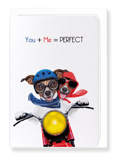 Ezen Designs - You + me = perfect - Greeting Card - Front