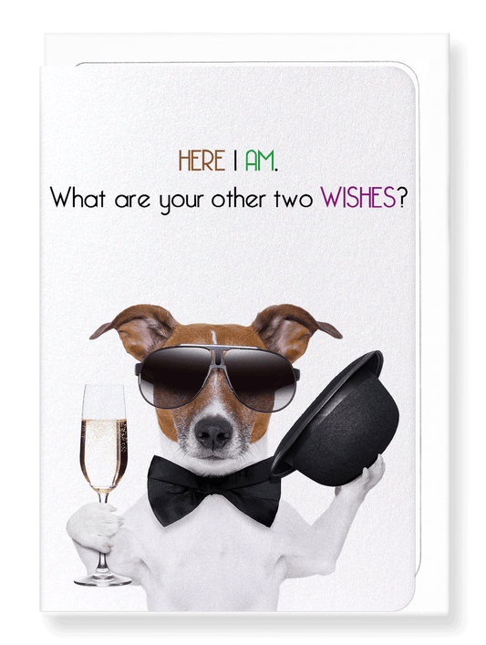 Ezen Designs - Here I am - Greeting Card - Front