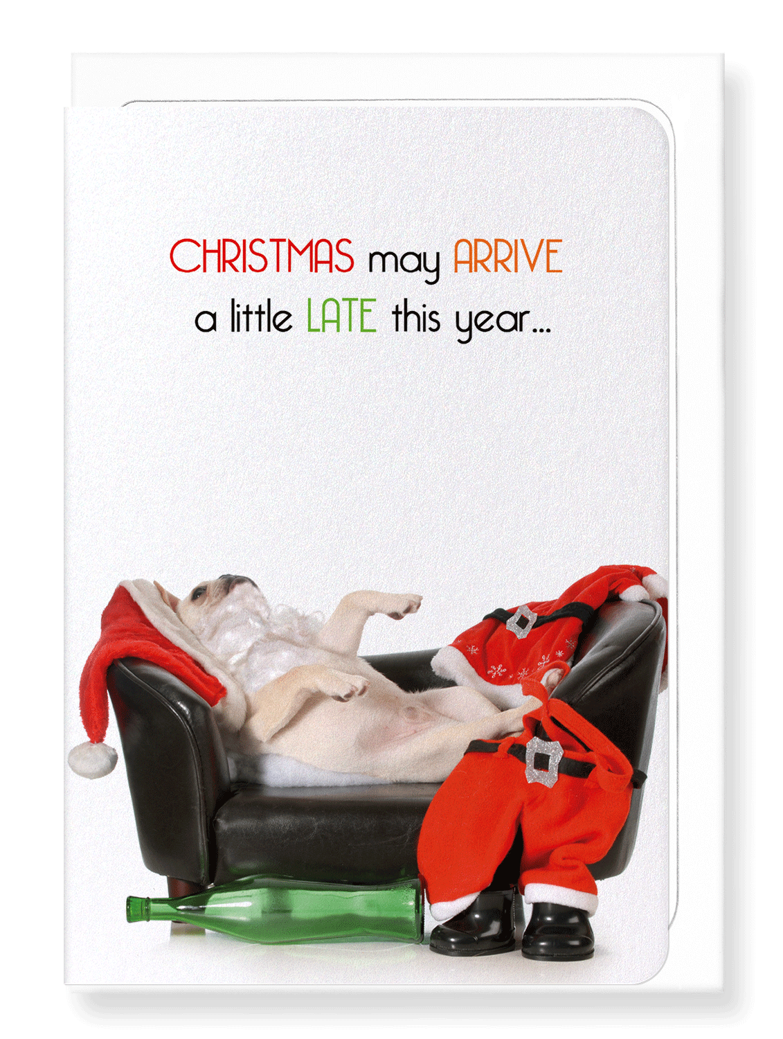 Ezen Designs - Drunk santa - Greeting Card - Front