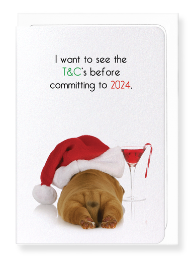 Ezen Designs - Thinking about 2024 - Greeting Card - Front