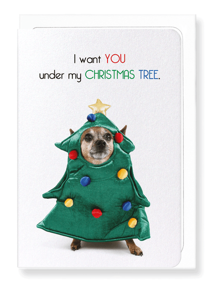 Ezen Designs - Under my christmas tree - Greeting Card - Front