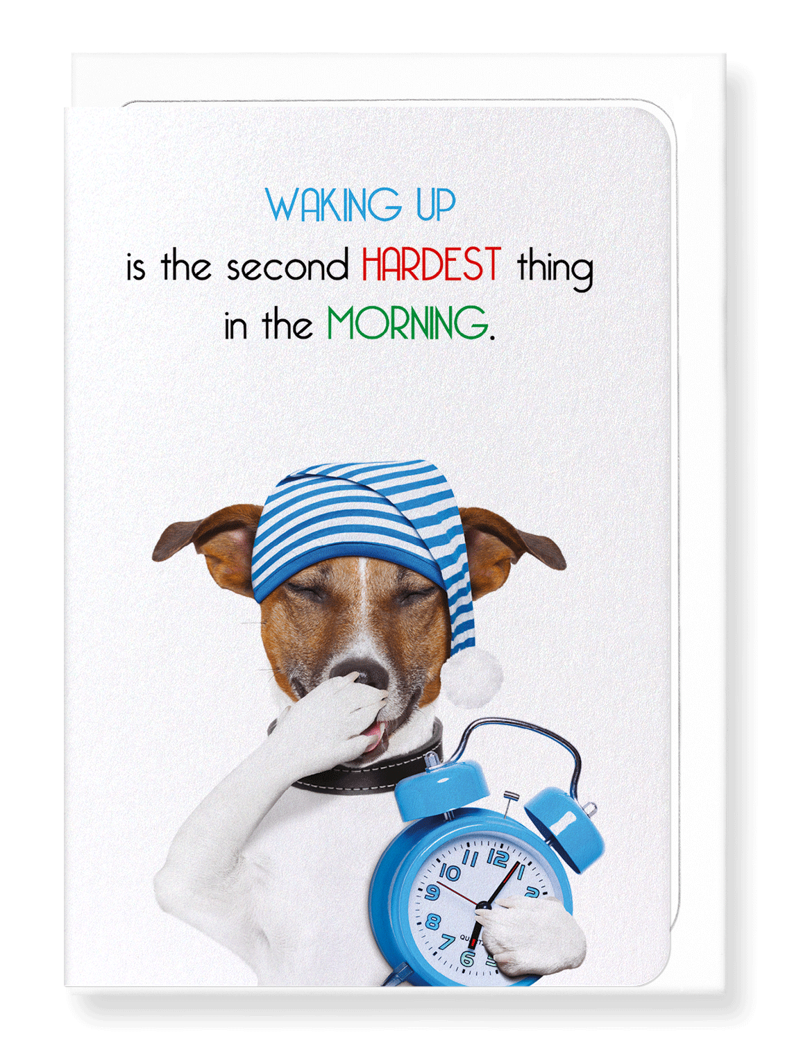 Ezen Designs - Second hardest thing - Greeting Card - Front