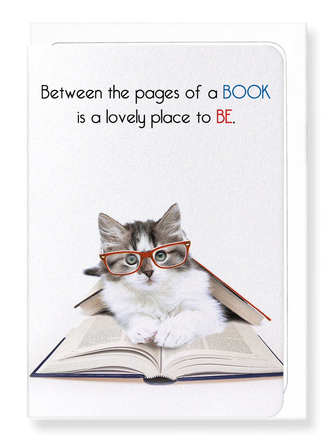 Ezen Designs - Between the pages - Greeting Card - Front