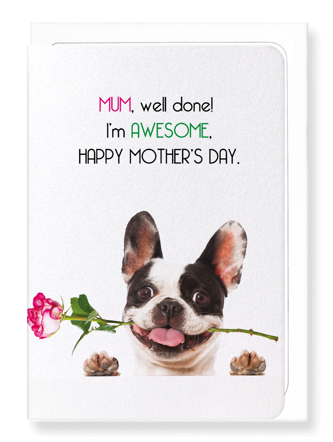 Ezen Designs - Mum, I'm awesome - Greeting Card - Front