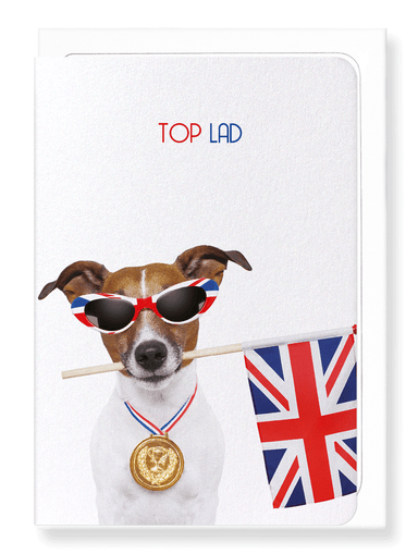 Ezen Designs - Top lad - Greeting Card - Front