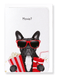 Ezen Designs - Movie frenchie - Greeting Card - Front