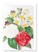 Ezen Designs - Pansies, narcissus & camellia (detail) - Greeting Card - Front
