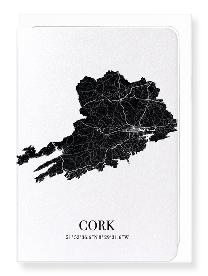 Ezen Designs - County Cork Cutout - Greeting Card - Front