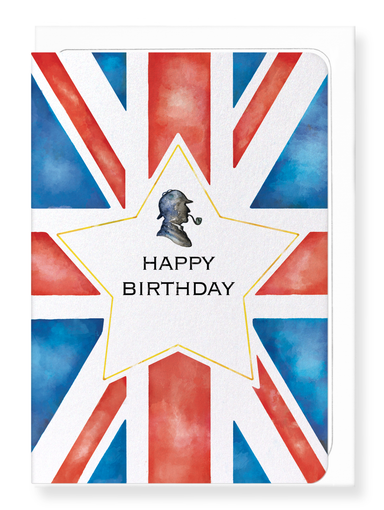 Ezen Designs - Birthday Union Jack - Greeting Card - Front