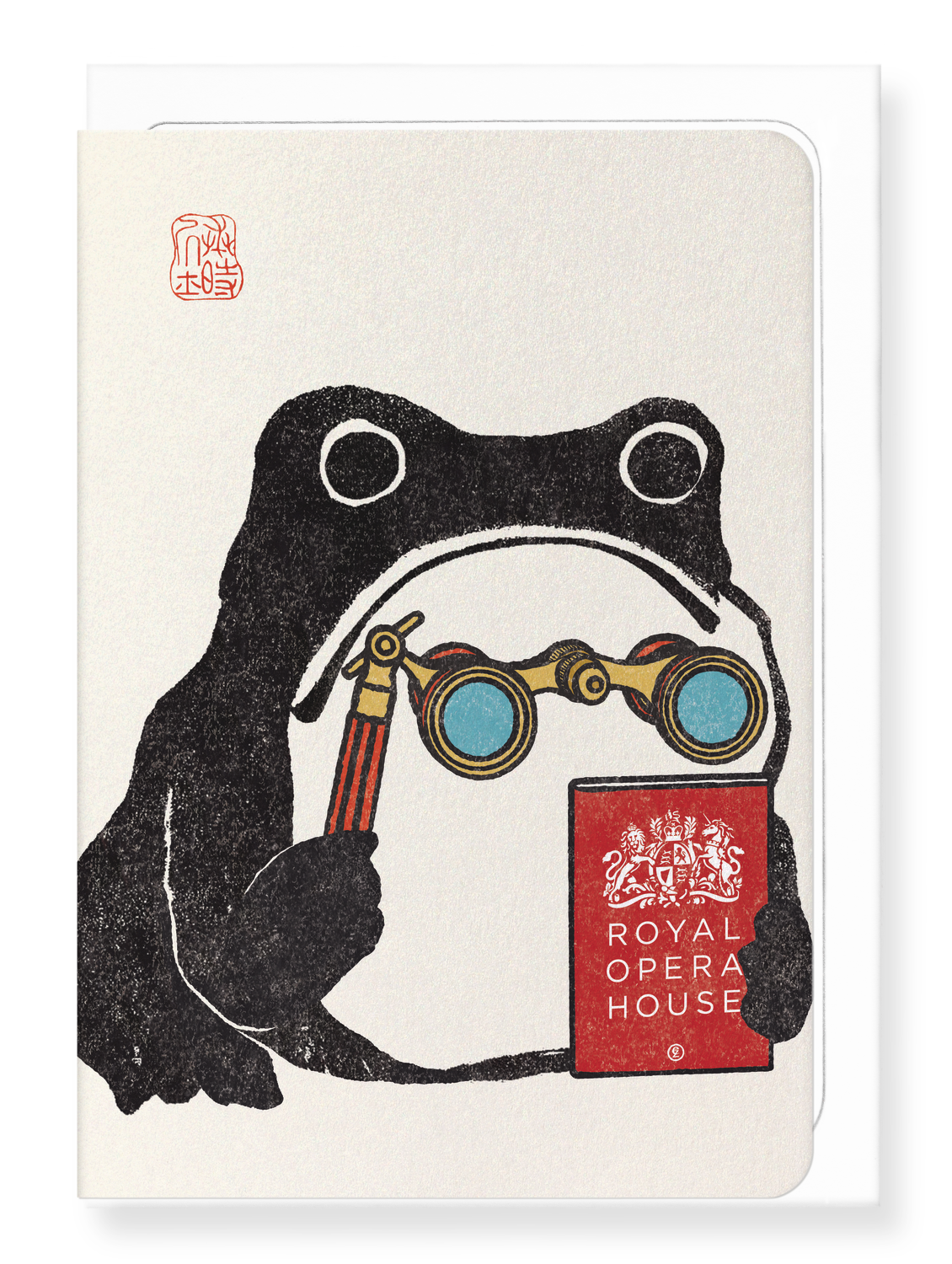 Ezen Designs - Royal Opera House Ezen Frog - Greeting Card - Front