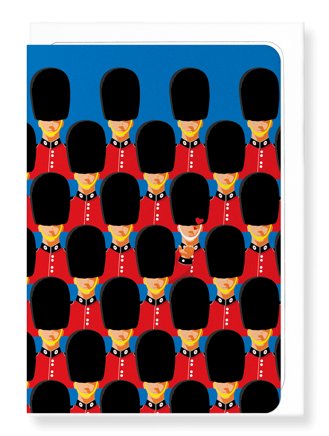 Ezen Designs - Horse guards - Greeting Card - Front