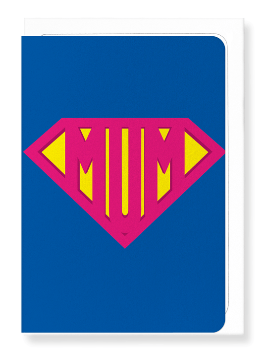 Ezen Designs - Super mum - Greeting Card - Front
