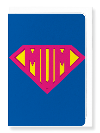 Ezen Designs - Super mum - Greeting Card - Front
