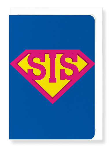 Ezen Designs - Super sis - Greeting Card - Front