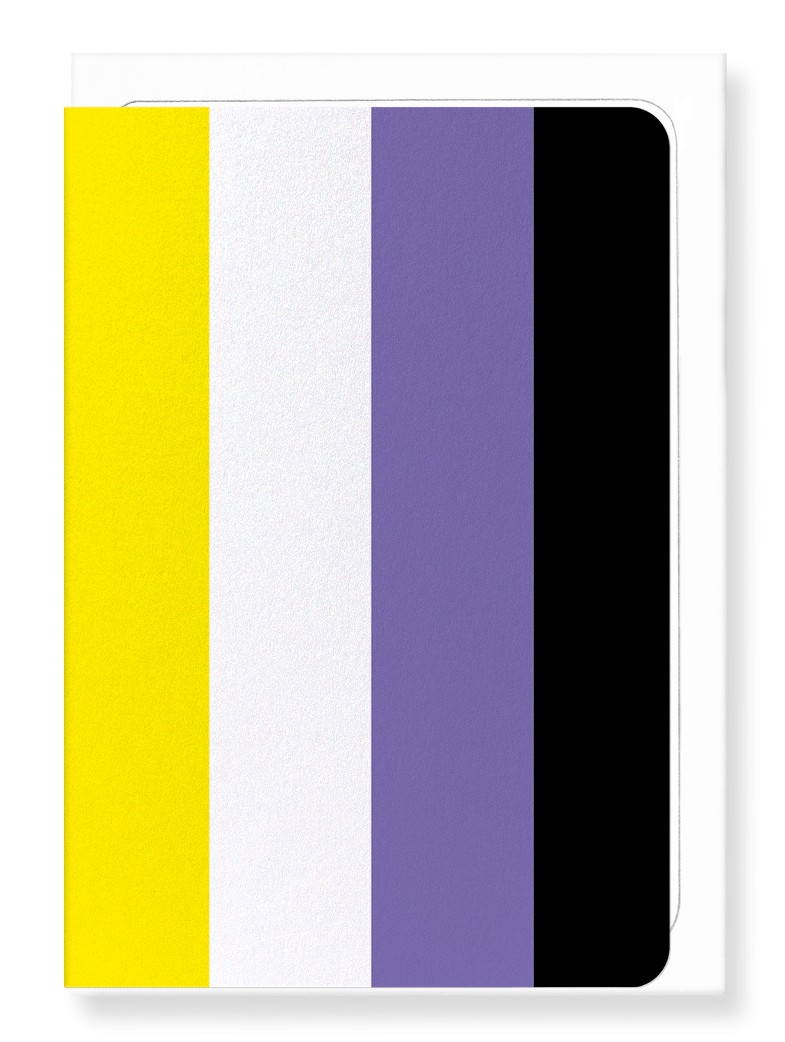 Ezen Designs - Non binary pride flag - Greeting Card - Front
