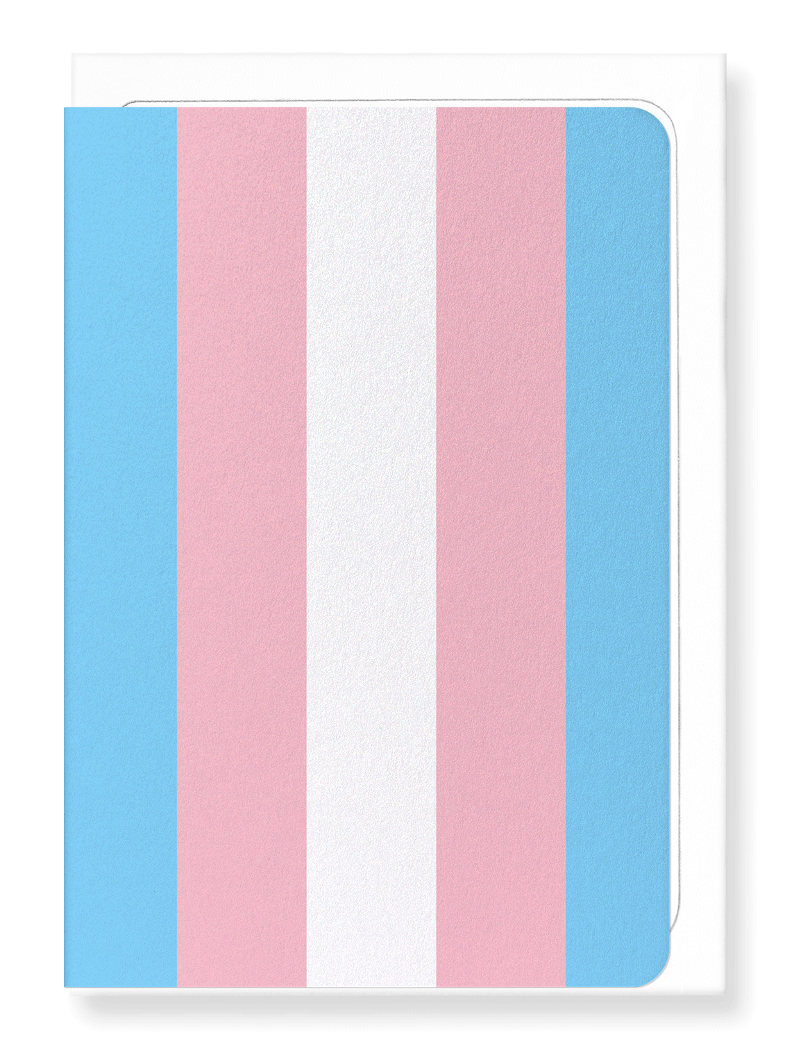 Ezen Designs - Transgender pride flag - Greeting Card - Front