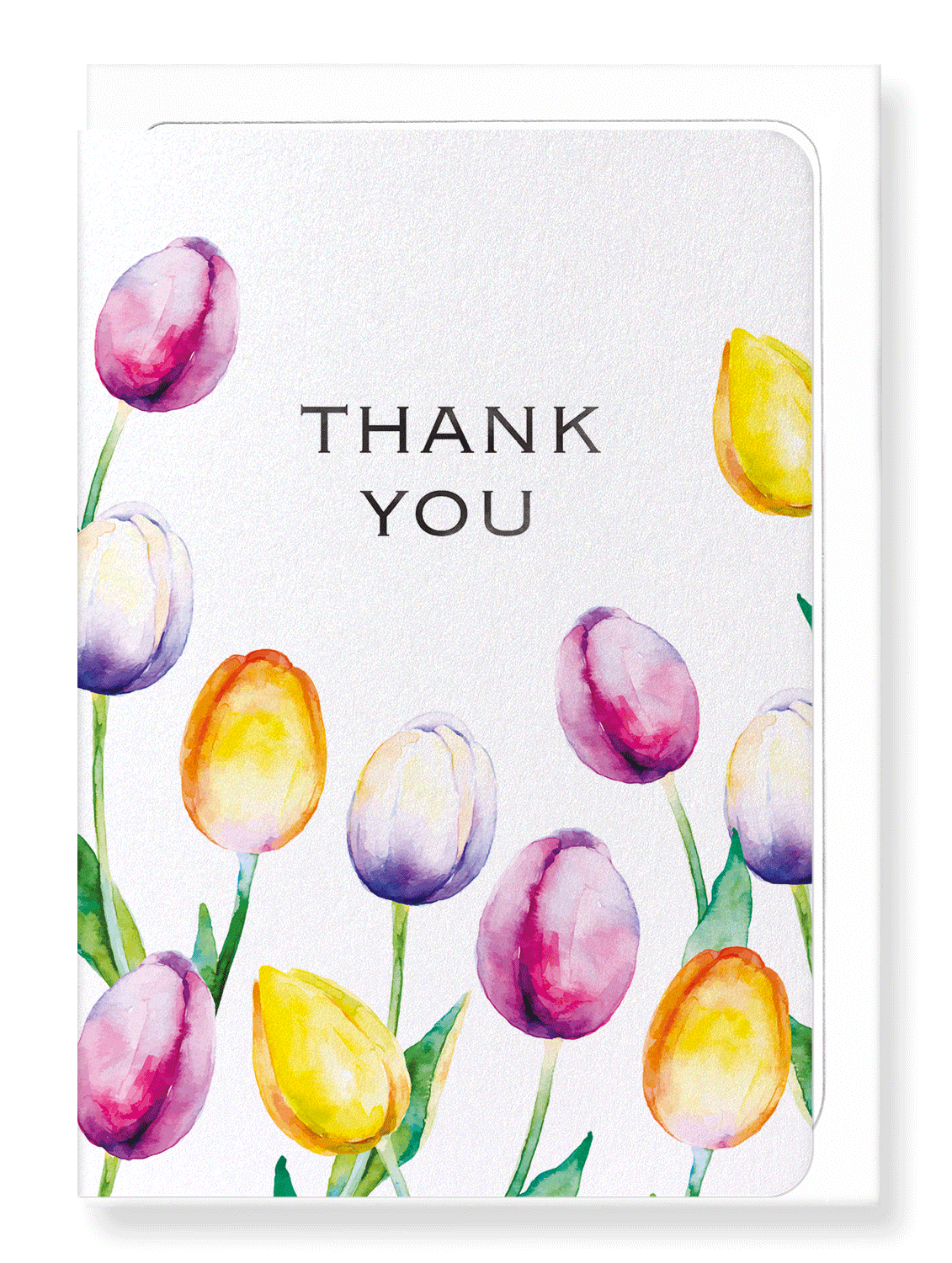 Ezen Designs - Tulip of thanks - Greeting Card - Front