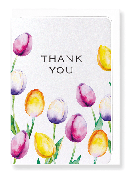 Ezen Designs - Tulip of thanks - Greeting Card - Front