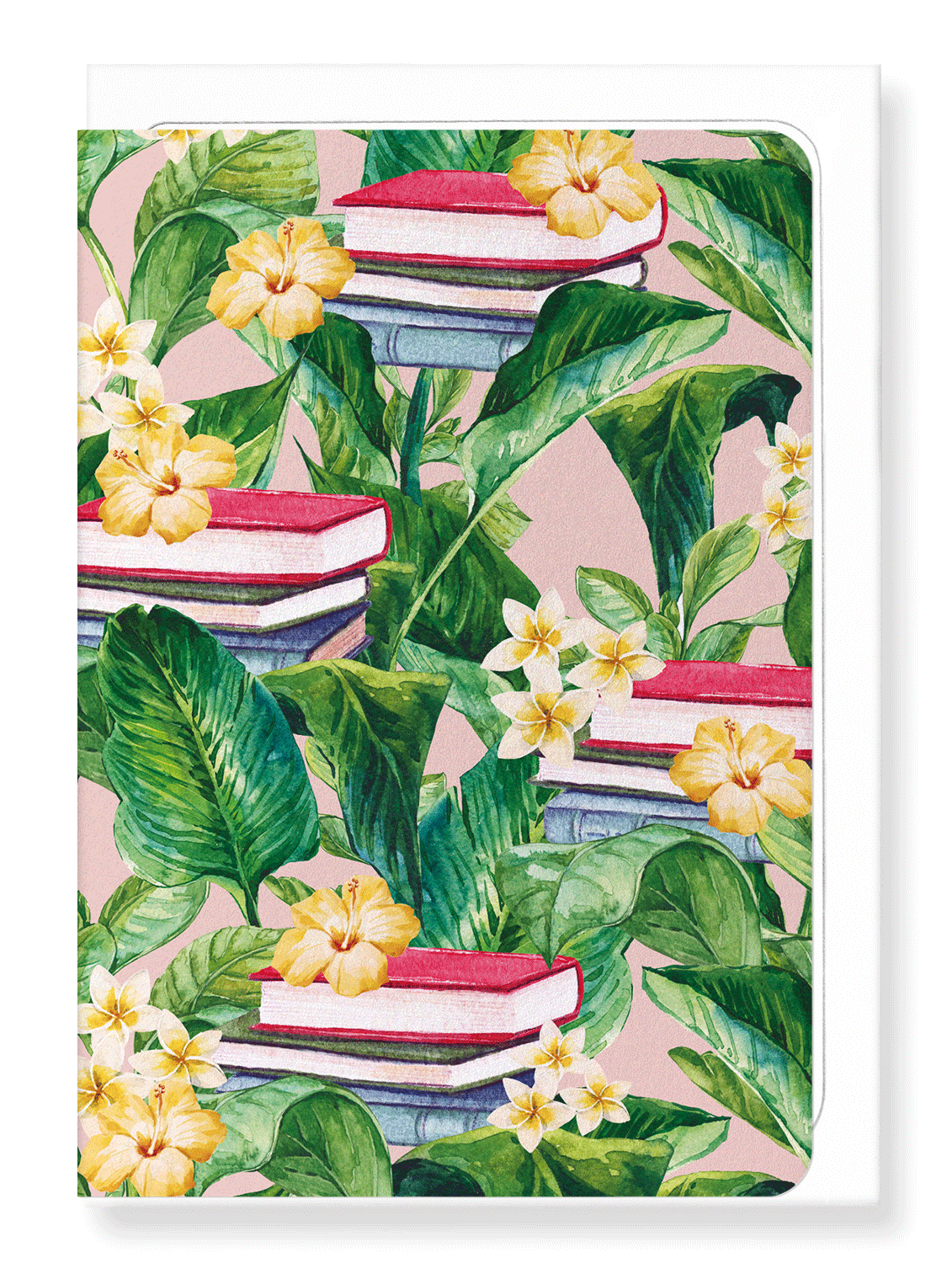 Ezen Designs - Garden of books - Greeting Card - Front