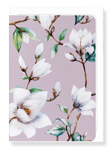 Ezen Designs - Elegant magnolia - Greeting Card - Front