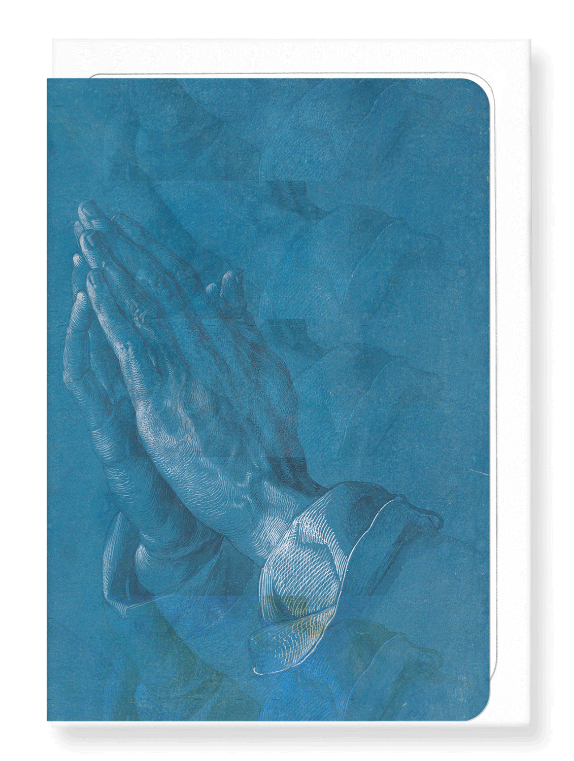 Ezen Designs - Praying hands - Greeting Card - Front