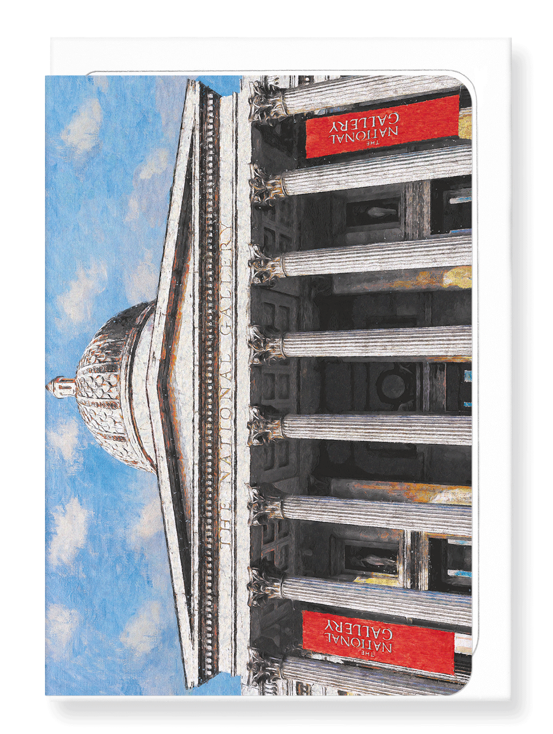 Ezen Designs - National gallery - Greeting Card - Front