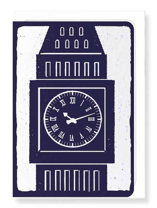 Ezen Designs - Face of the great clock - Greeting Card - Front