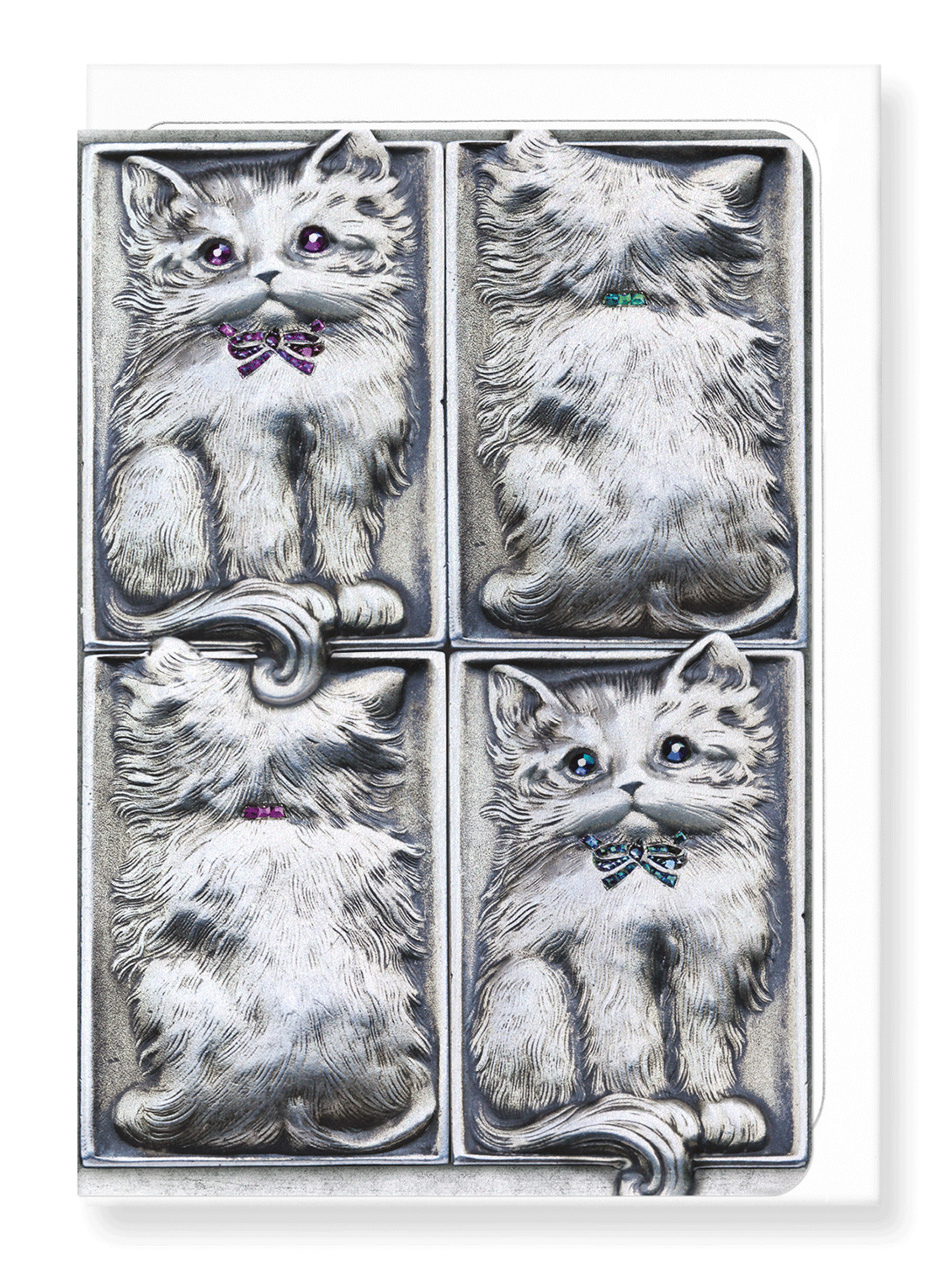 Ezen Designs - Enchanting cat - Greeting Card - Front