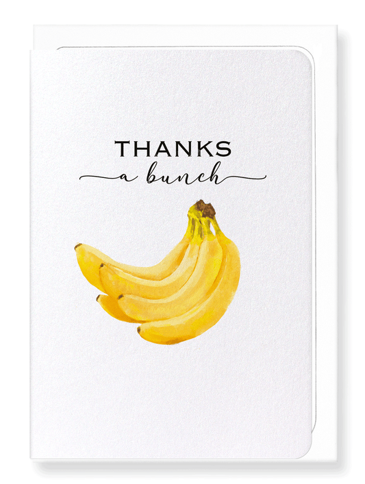 Ezen Designs - Thanks a banana bunch - Greeting Card - Front