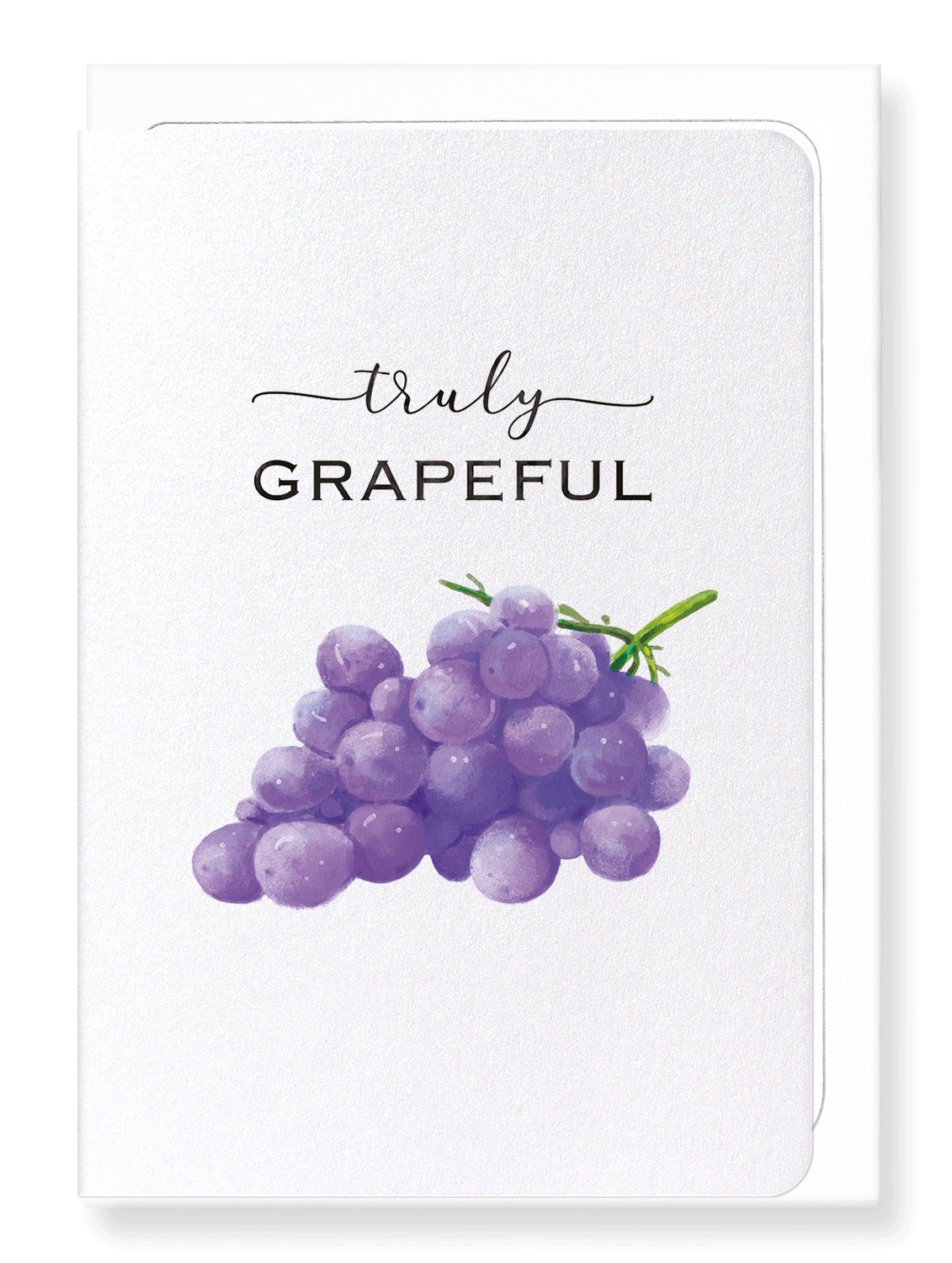 Ezen Designs - Truly grapeful - Greeting Card - Front