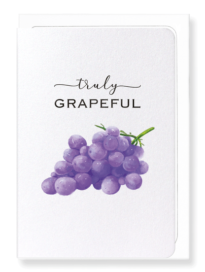 Ezen Designs - Truly grapeful - Greeting Card - Front