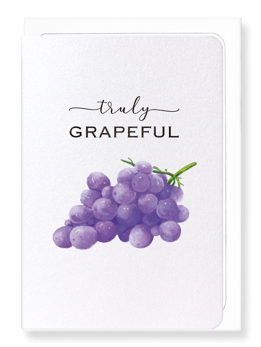 Ezen Designs - Truly grapeful - Greeting Card - Front