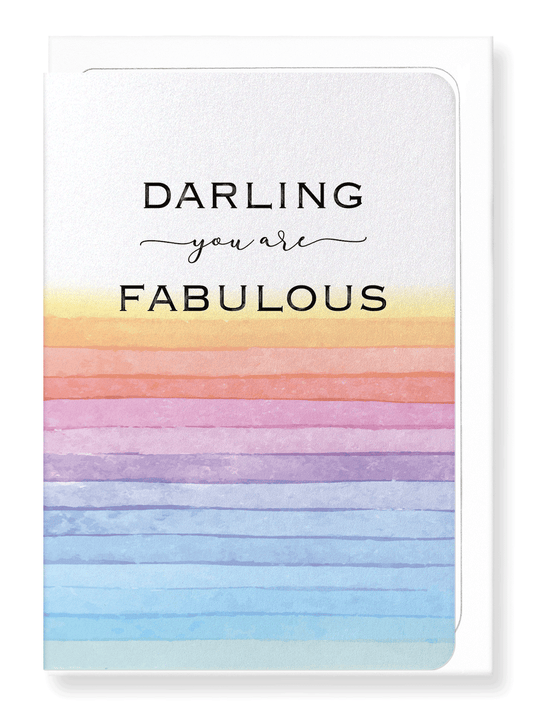 Ezen Designs - Fabulous darling - Greeting Card - Front