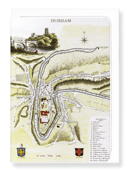 Ezen Designs - Durham (1806) - Greeting Card - Front