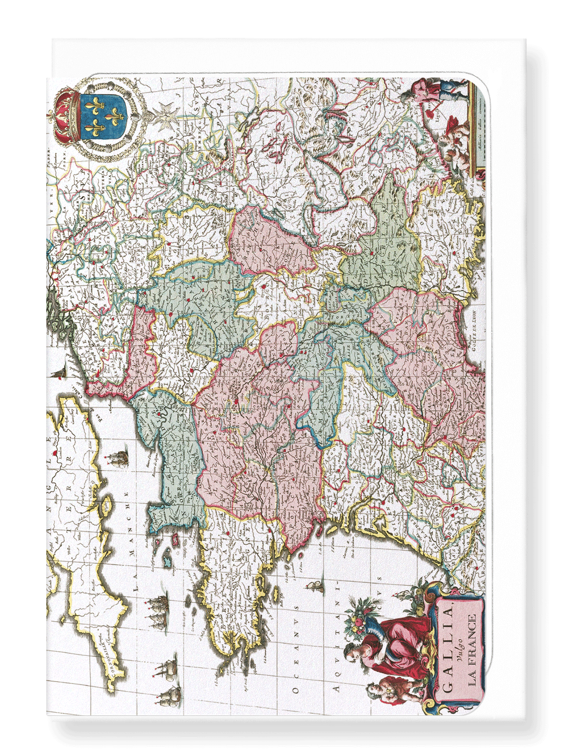 Ezen Designs - France (1665) - Greeting Card - Front