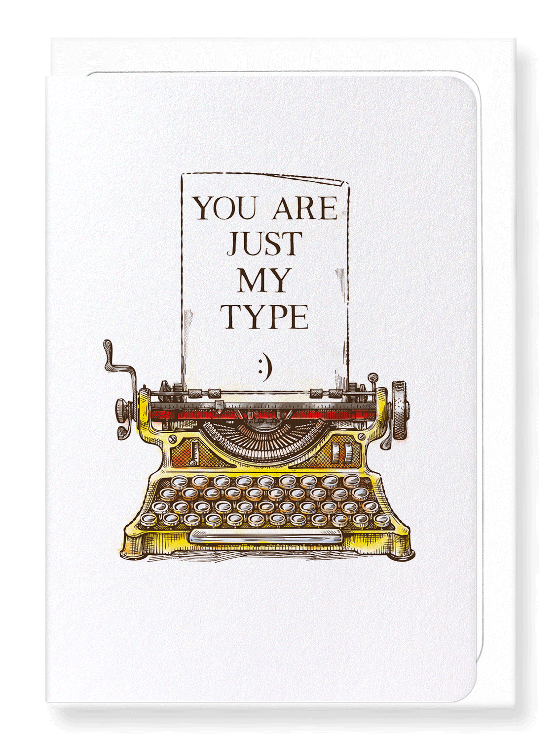 Ezen Designs - Just my type - Greeting Card - Front