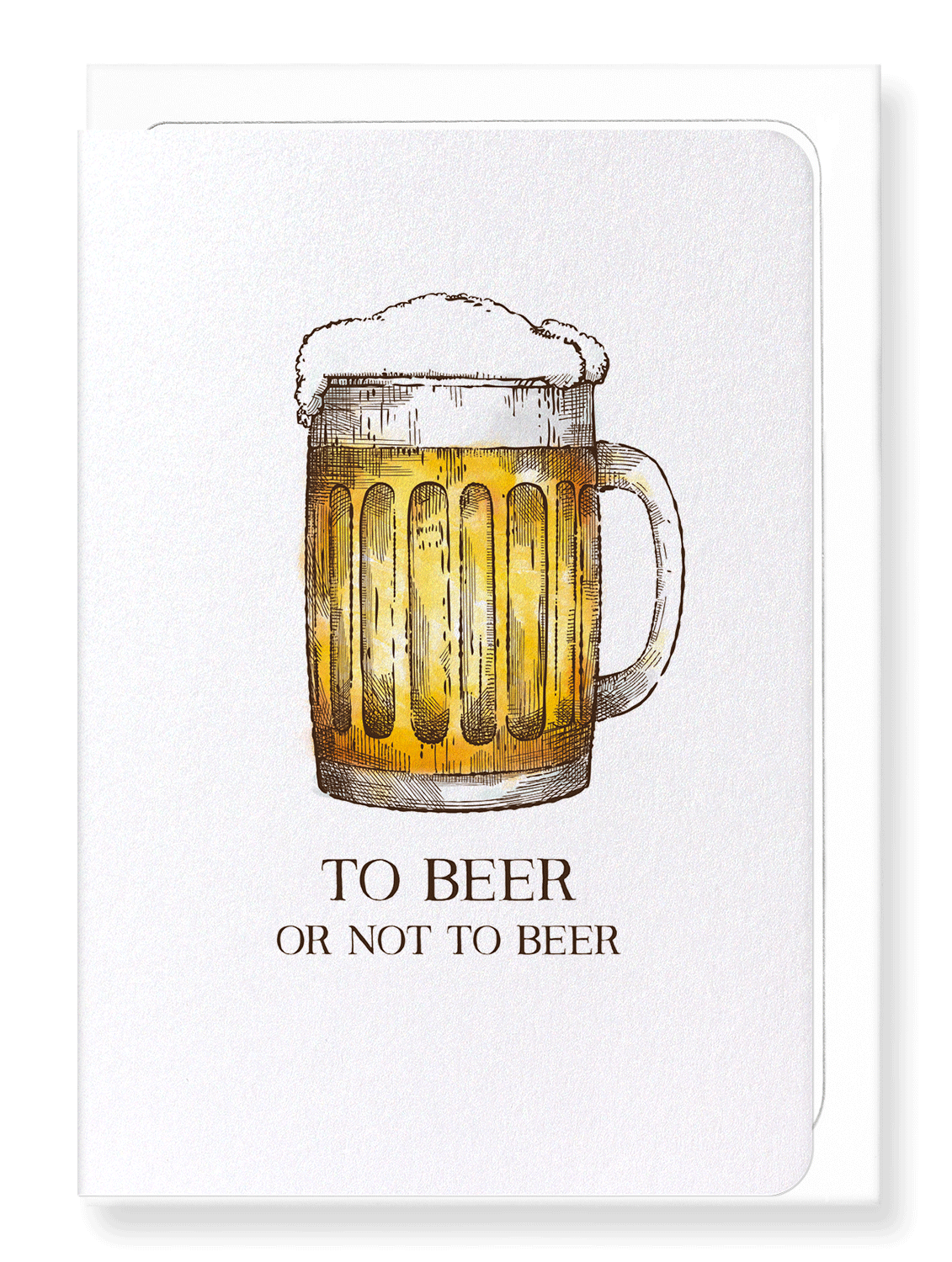 Ezen Designs - Beer or not to beer - Greeting Card - Front