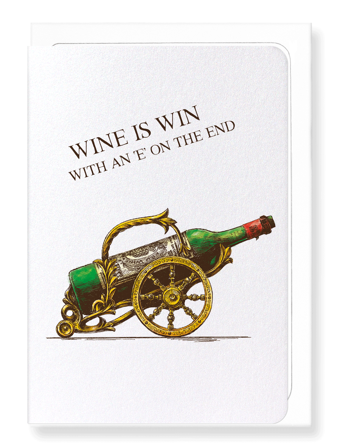 Ezen Designs - Wine is win - Greeting Card - Front