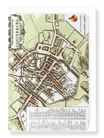 Ezen Designs - Canterbury (c.1670) - Greeting Card - Front