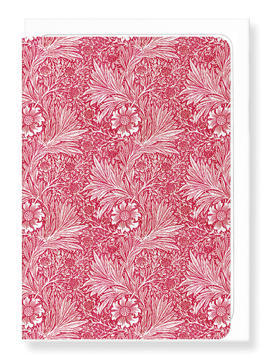 Ezen Designs - Red marigold - Greeting Card - Front