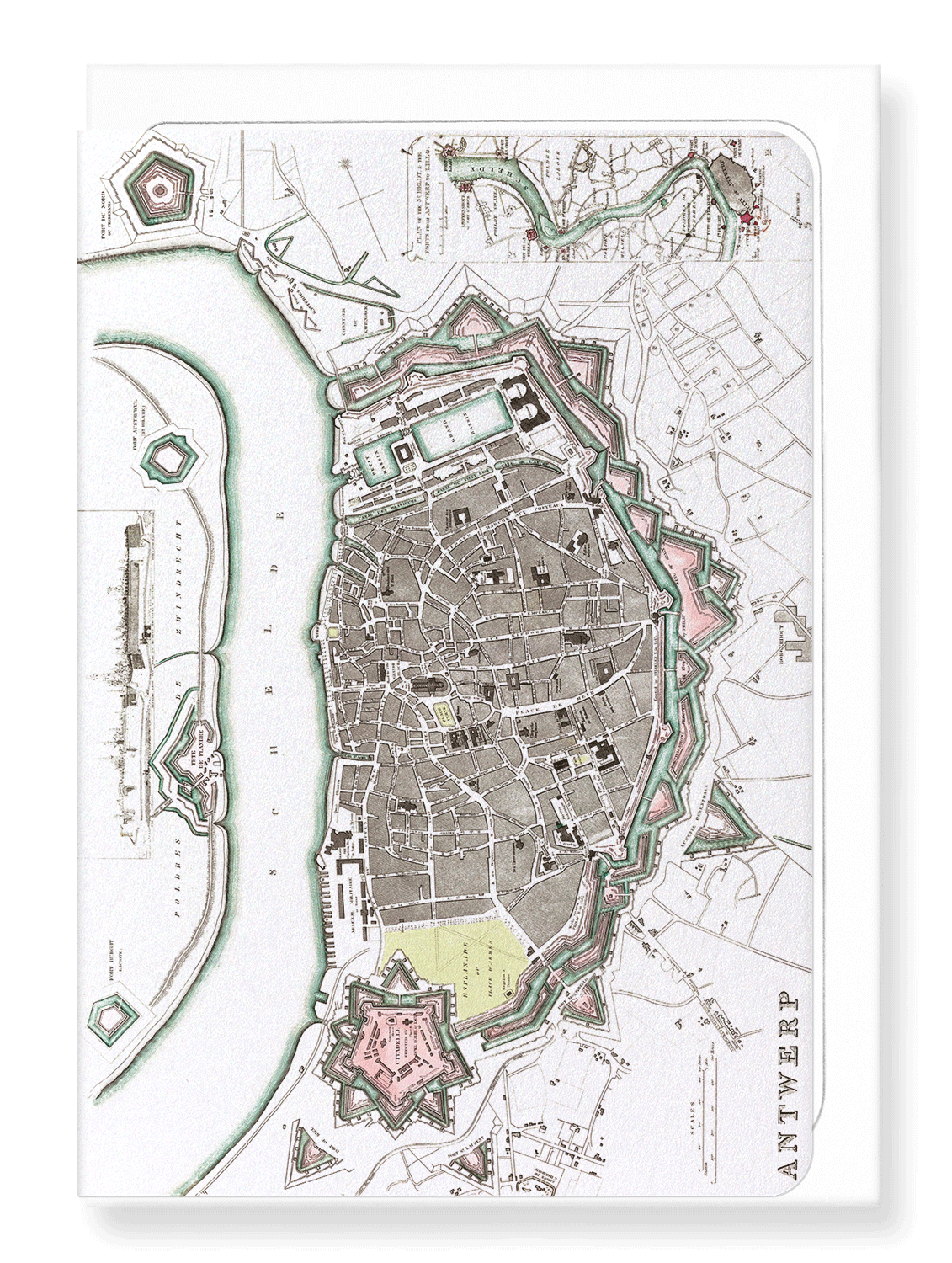 Ezen Designs - Antwerp (1832) - Greeting Card - Front
