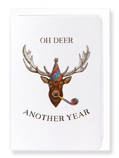 Ezen Designs - Oh deer another year  - Greeting Card - Front