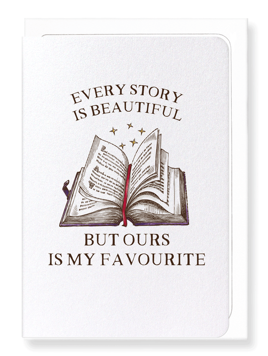Ezen Designs - Favourite story - Greeting Card - Front